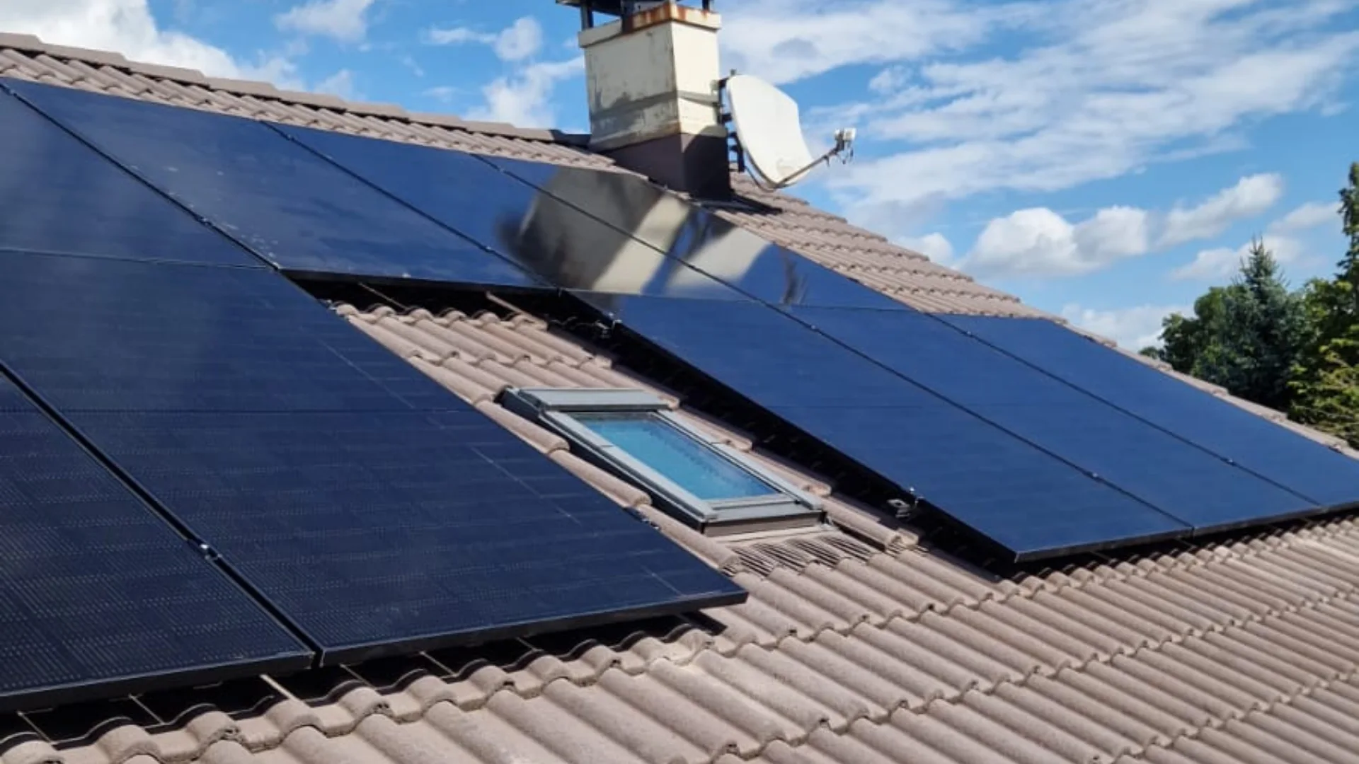 Pose de panneaux solaires
